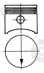  KOLBENSCHMIDT part 90606600 Piston