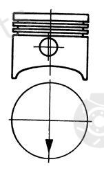  KOLBENSCHMIDT part 92282604 Piston