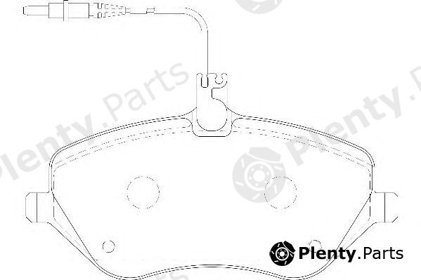  WAGNER part WBP24133A Brake Pad Set, disc brake