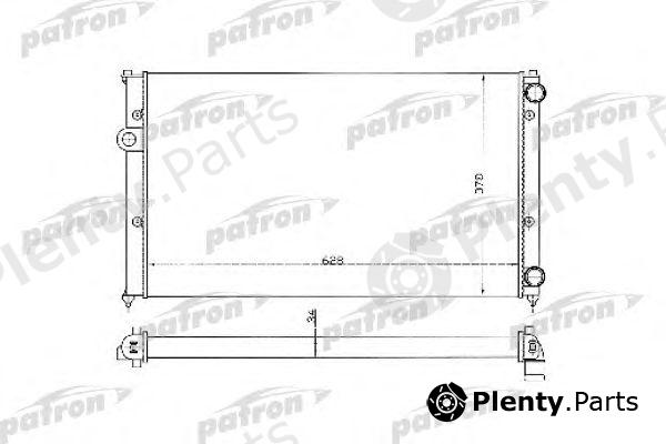  PATRON part PRS3369 Radiator, engine cooling