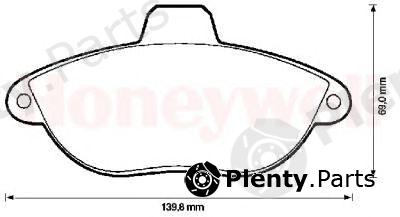 BENDIX part 571843B Brake Pad Set, disc brake