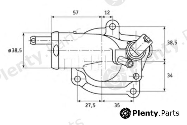  BEHR THERMOT-TRONIK part TH987 Thermostat, coolant