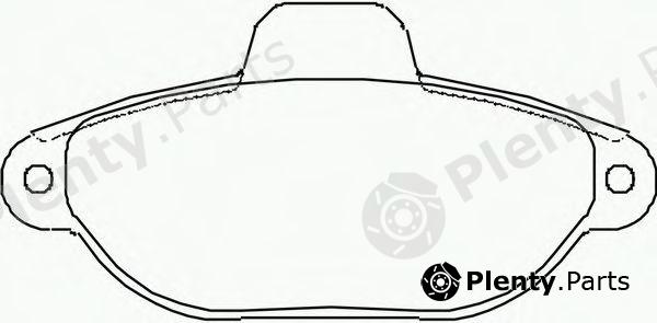  BREMBO part P23096 Brake Pad Set, disc brake