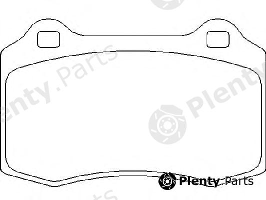  BREMBO part P24073 Brake Pad Set, disc brake