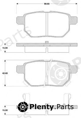  NK part 224582 Brake Pad Set, disc brake