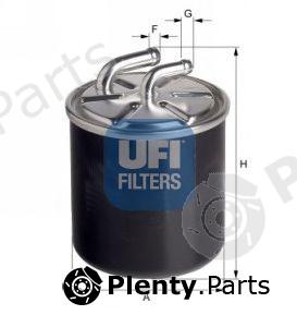  UFI part 24.436.00 (2443600) Fuel filter