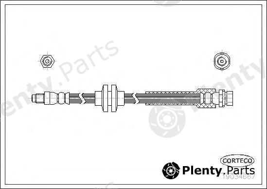 CORTECO part 19034667 Brake Hose