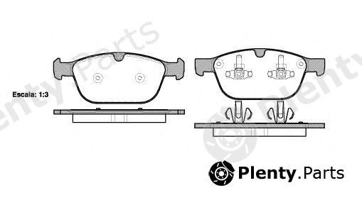 REMSA part 1397.00 (139700) Brake Pad Set, disc brake