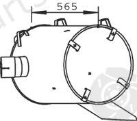  DINEX part 50491 End Silencer