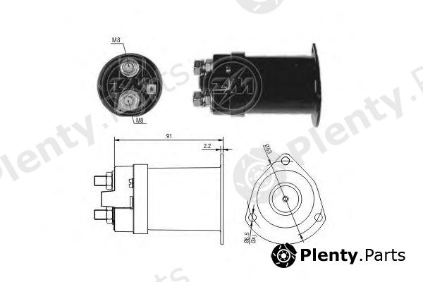  ERA part ZM555 Solenoid Switch, starter