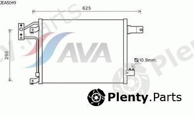  AVA QUALITY COOLING part JEA5049 Condenser, air conditioning