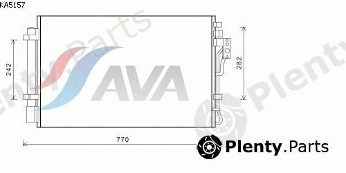  AVA QUALITY COOLING part KA5157 Condenser, air conditioning