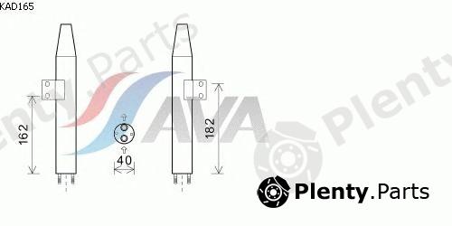  AVA QUALITY COOLING part KAD165 Dryer, air conditioning