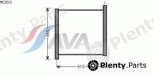  AVA QUALITY COOLING part MC2012 Radiator, engine cooling