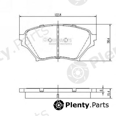  NIPPARTS part J3603052 Brake Pad Set, disc brake