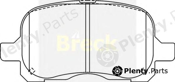  BRECK part 232940070100 Brake Pad Set, disc brake