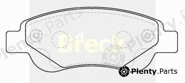  BRECK part 239590070200 Brake Pad Set, disc brake