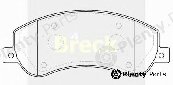  BRECK part 244840070310 Brake Pad Set, disc brake