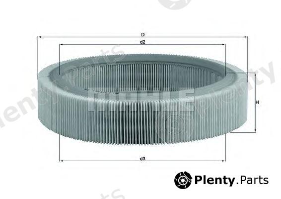  MAHLE ORIGINAL part LX317 Air Filter