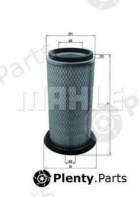  MAHLE ORIGINAL part LX822 Air Filter