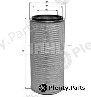  MAHLE ORIGINAL part LX654 Air Filter