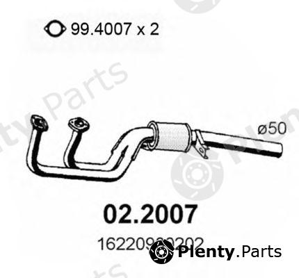  ASSO part 02.2007 (022007) Front Silencer