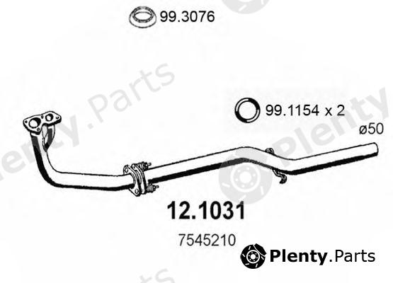  ASSO part 12.1031 (121031) Exhaust Pipe