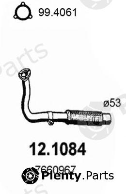  ASSO part 12.1084 (121084) Exhaust Pipe