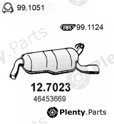  ASSO part 12.7023 (127023) End Silencer