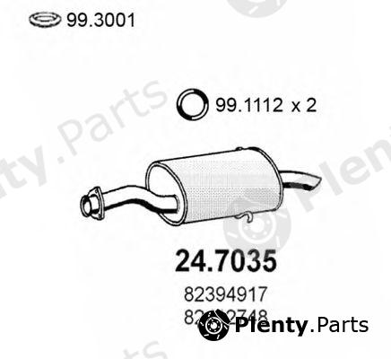  ASSO part 24.7035 (247035) End Silencer