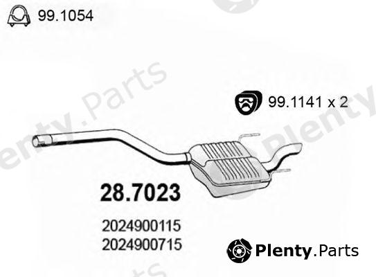  ASSO part 28.7023 (287023) End Silencer