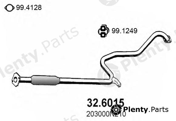  ASSO part 32.6015 (326015) Middle Silencer