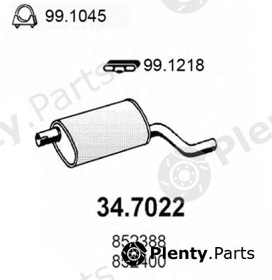  ASSO part 34.7022 (347022) End Silencer