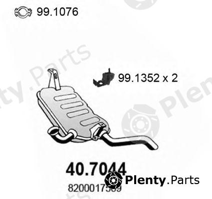  ASSO part 40.7044 (407044) End Silencer