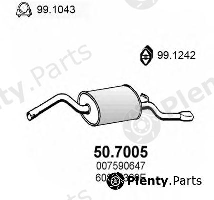  ASSO part 50.7005 (507005) End Silencer