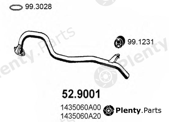  ASSO part 52.9001 (529001) Exhaust Pipe