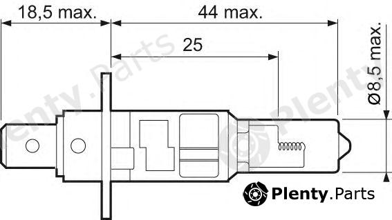  VALEO part 032505 Bulb, fog light