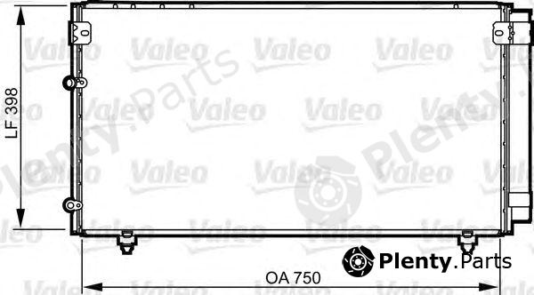  VALEO part 814207 Condenser, air conditioning