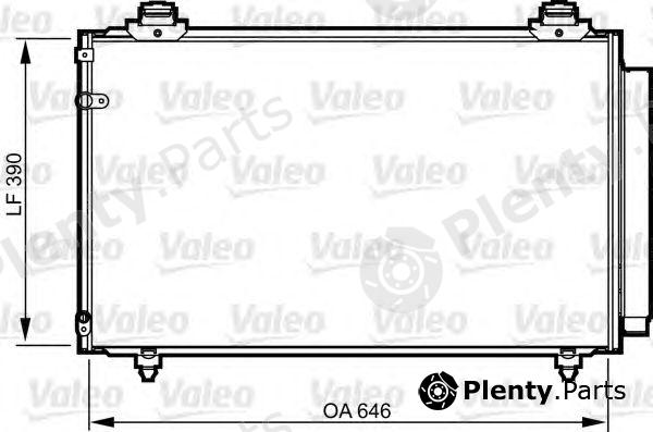  VALEO part 814211 Condenser, air conditioning