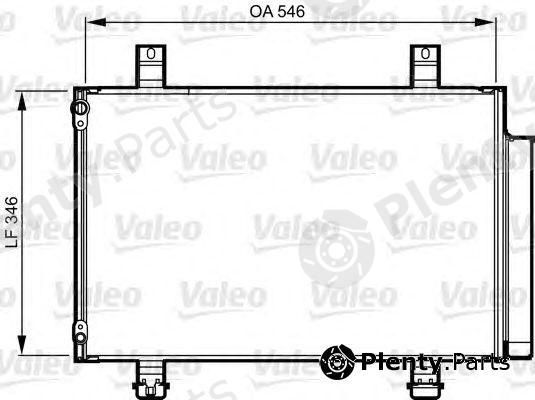  VALEO part 814237 Condenser, air conditioning