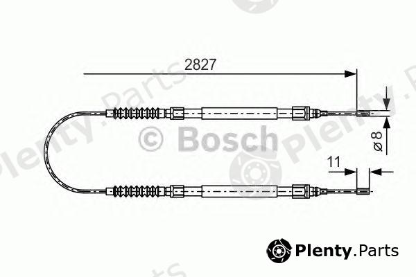  BOSCH part 1987477263 Cable, parking brake