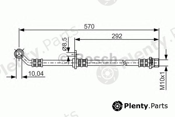  BOSCH part 1987481303 Brake Hose