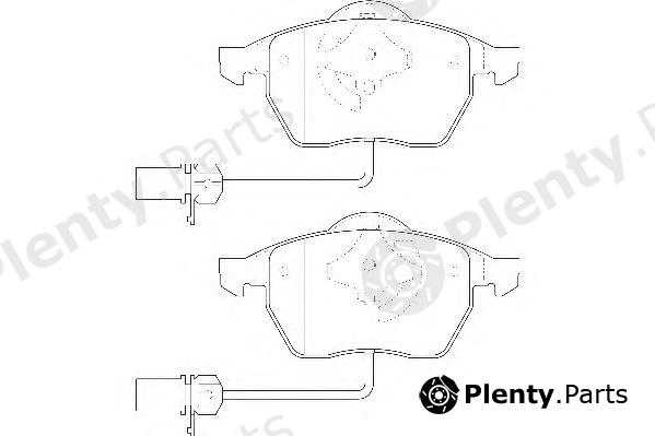  WAGNER part WBP20676B Brake Pad Set, disc brake