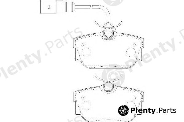  WAGNER part WBP23224A Brake Pad Set, disc brake