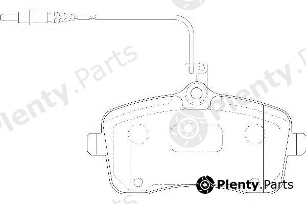  WAGNER part WBP24134A Brake Pad Set, disc brake