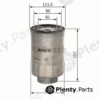  BOSCH part F026402025 Fuel filter