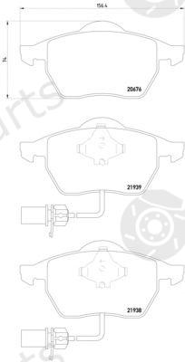 TEXTAR part 2193881 Brake Pad Set, disc brake