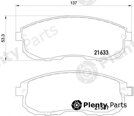  TEXTAR part 2163301 Brake Pad Set, disc brake