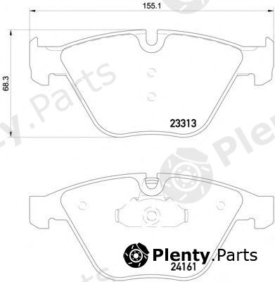  TEXTAR part 2331303 Brake Pad Set, disc brake