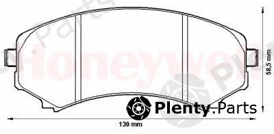  BENDIX part 572497B Brake Pad Set, disc brake